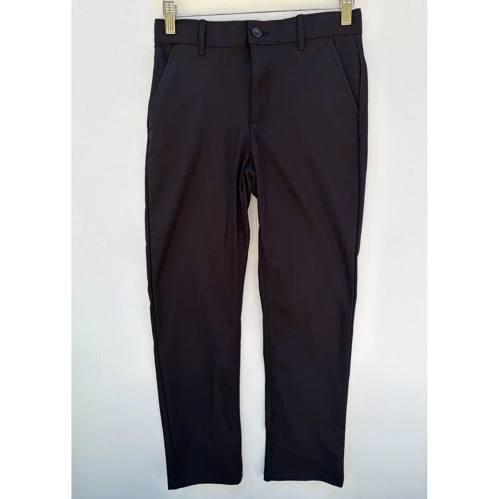 The Children's Place Pants Size 12 Boys Black Chino School Uniform Straight Leg